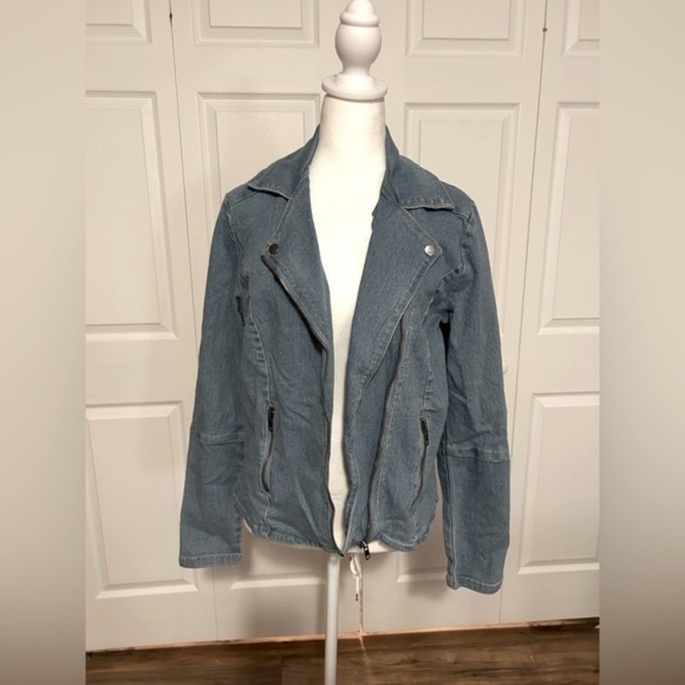 BACCINI - Denim Blazer - Size Small
